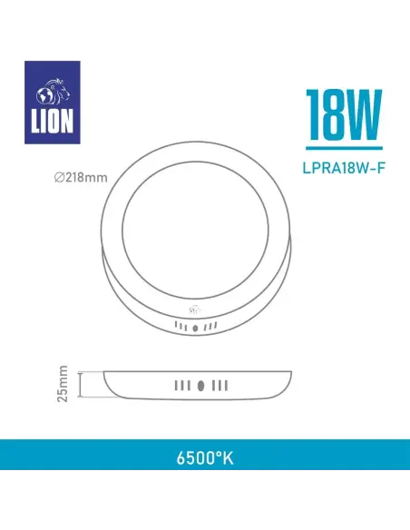 Panel de aplicar LED 18W Fría [LPRA18W-F]