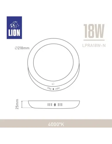 Panel de aplicar LED 18W Neutra [LPRA18W-N]