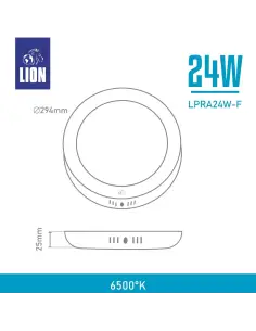 Panel de aplicar LED 24W Fría [LPRA24W-F] 2