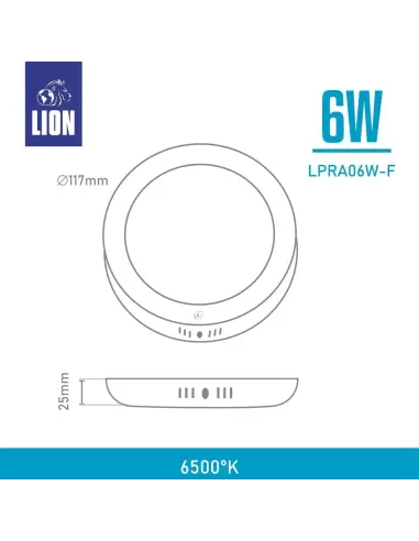 Panel de aplicar LED 6W Fría [LPRA06W-F]