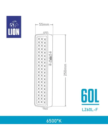 Luz de emergencia 3,5W Fría [LZ60L-F]