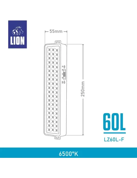 Luz de emergencia 3,5W Fría [LZ60L-F]