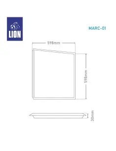 Marco de panel para aplicar cuadrado  [MARC-01] 2