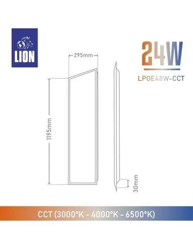 Paneles LED CCT 48W  [LPOE48W-CCT]