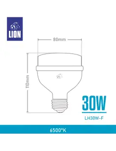 Lámpara Alta Potencia 30W Fría [LH30W-F] 2