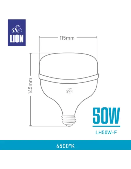 Lámpara Alta Potencia 50W Fría [LH50W-F]