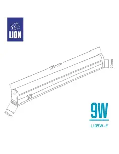 Listón interconectable 9W Fría [LI09W-F] 2