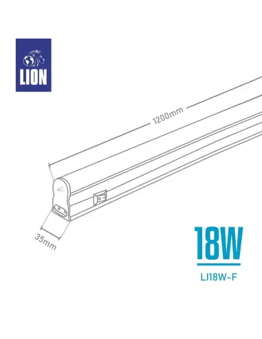 Listón interconectable 18W Fría [LI18W-F]