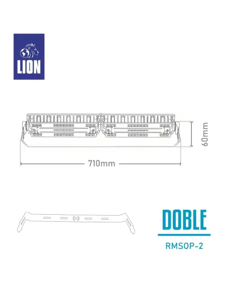 Soporte para Reflector Modular LED hasta 500W- hilera doble | Lion