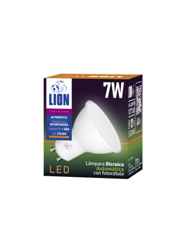 Dicroica automática LED 7W Cálida [LD07W-A-C]