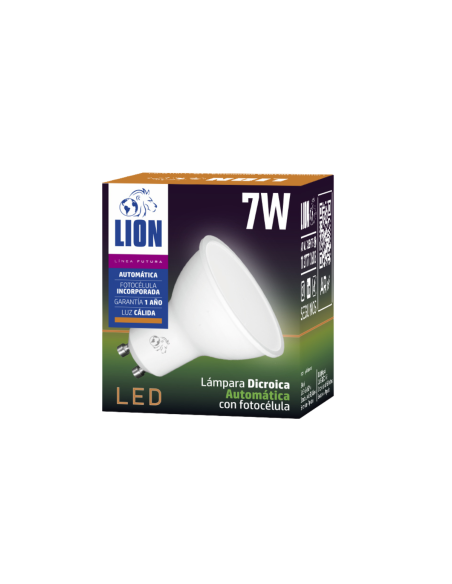 Dicroica automática LED 7W Cálida [LD07W-A-C]