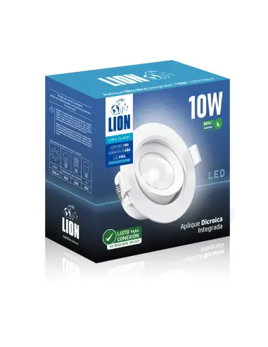 Aplique dicroica integrada 10W [LDS10W-F]