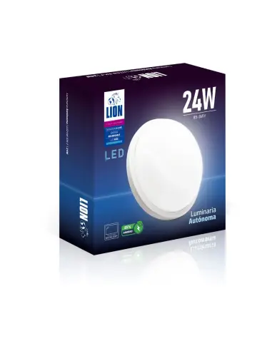 Luminaria autónoma con batería de litio 24W [LU24W-EM-F]