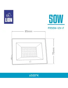 Reflector led 50W para bajo voltaje 2