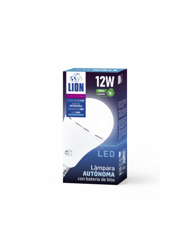 Lámpara autónoma LED 12W Fría [LA12W-EM-F]