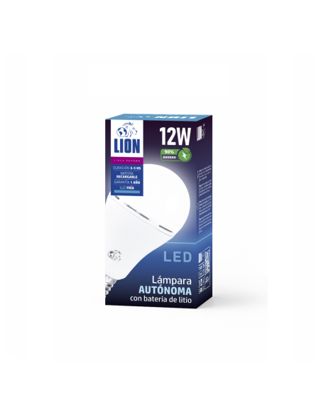 Lámpara autónoma LED 12W Fría [LA12W-EM-F]