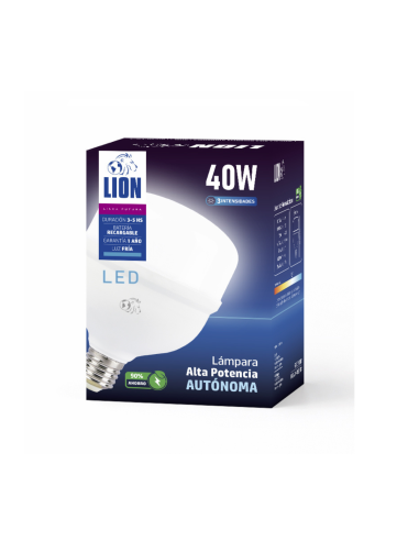 Lámpara autónoma LED 40W Fría [LH40W-EM-F]