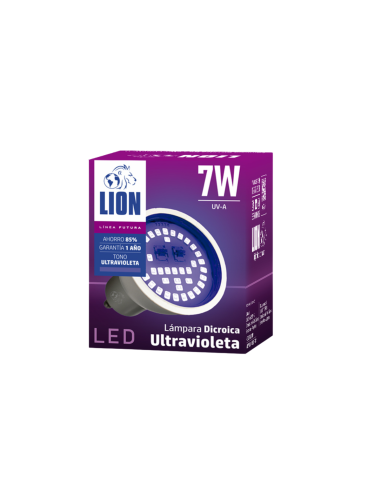 Dicroica UV LED 7W  [LD07W-U]