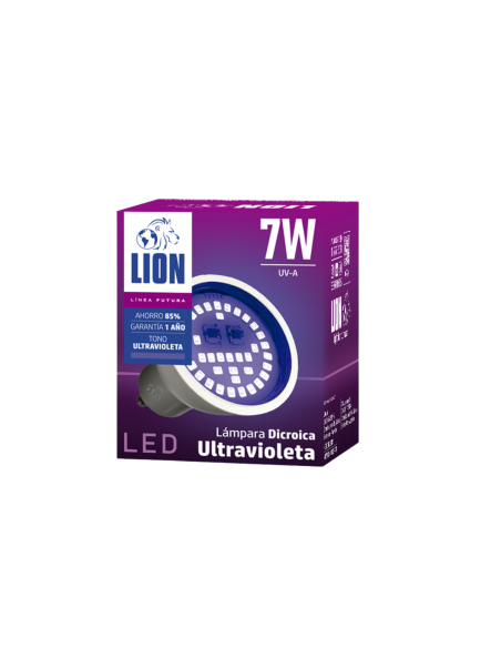 Dicroica UV LED 7W  [LD07W-U]
