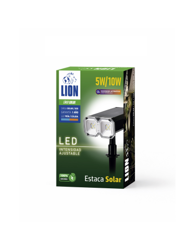 Estaca solar LED 5/10W  [LES5W-SOL-FC]