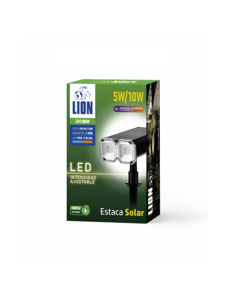 Estaca solar LED 5/10W  [LES5W-SOL-FC]