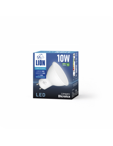 Lámpara Dicroica LED 10W Fría [LD10W-F]