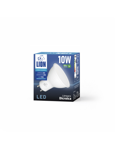 Lámpara Dicroica LED 10W Fría [LD10W-F]
