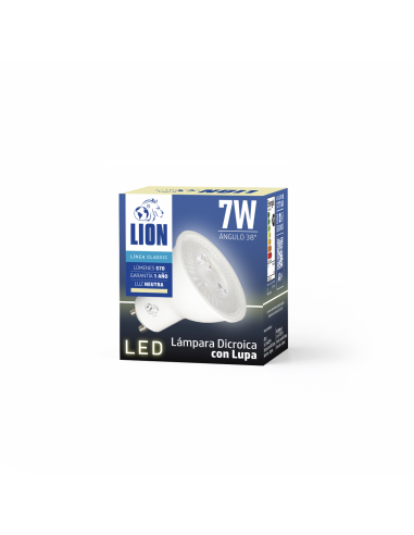 Lámpara Dicroica LED Lupa 7W Neutra [LD07W-L-N]