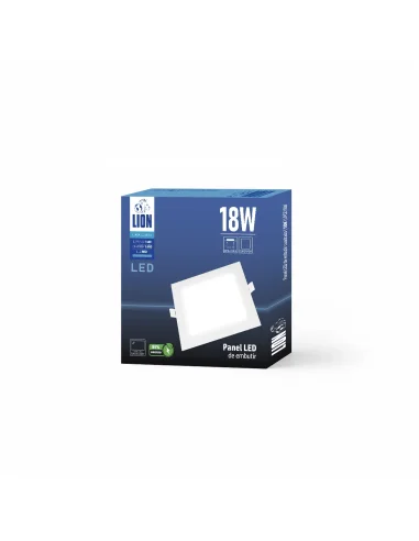 Panel de embutir LED 18W cuadrado Fría [LPCE18W-F]