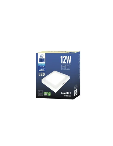 Panel de aplicar LED 12W cuadrado Neutra [LPCA12W-N]