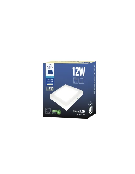 Panel de aplicar LED 12W cuadrado Neutra [LPCA12W-N]