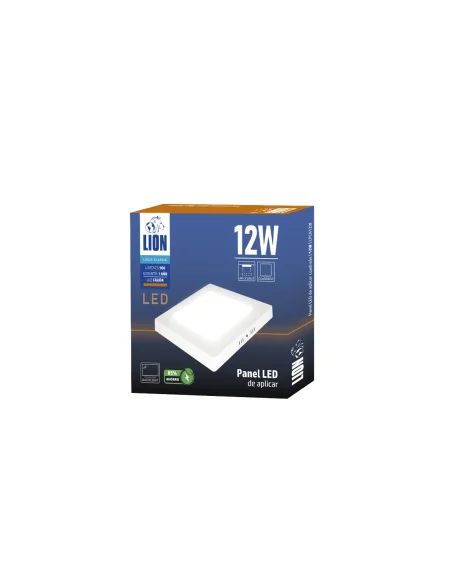 Panel de aplicar LED 12W cuadrado Cálida [LPCA12W-C]