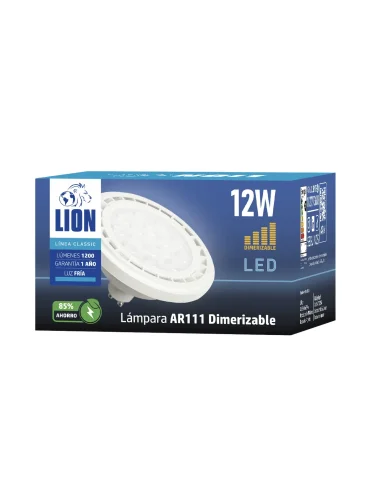 Lámpara AR111 Dimerizable 12W Fría [LD12W-D-F]
