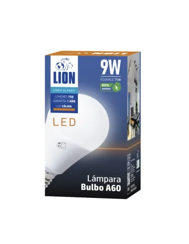 Bulbo LED 9W Cálida [LA09W-C]