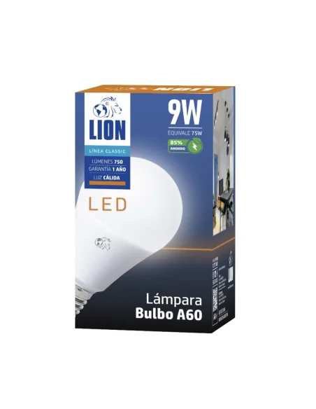Bulbo LED 9W Cálida [LA09W-C]