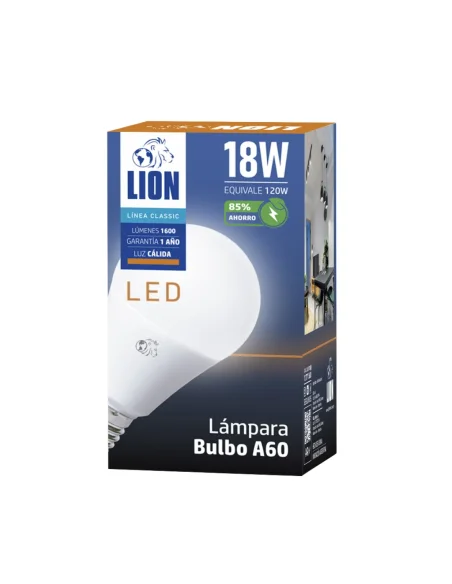 Bulbo LED 18W Cálida [LA18W-C]