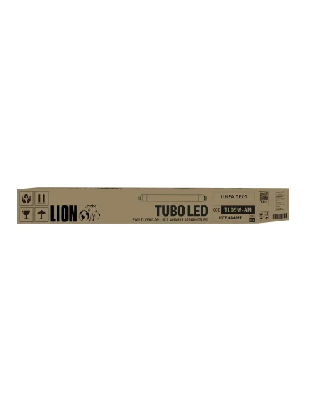 Tubo T8 LED amarillo 9W  [TL09W-AM]