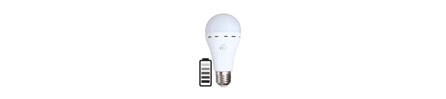 Lámpara autónoma LED con batería de litio